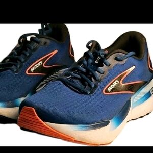 Brooks Men's Blue Sneakers Size 9.5 2E Extra Wide Running Walking Shoes[3B